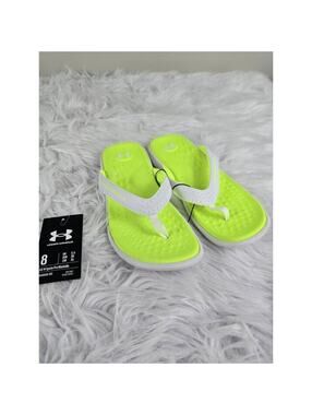 Under Armour Ignite Pro Marbella Flip Flops Sandal 3026030-102 Women's Size 8